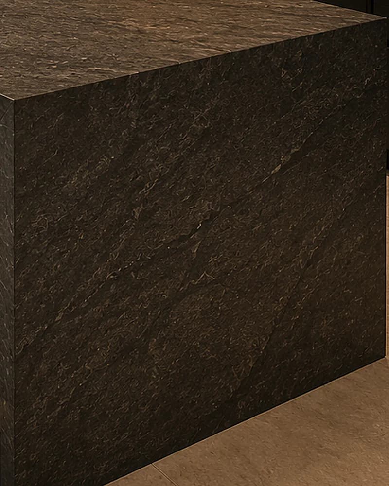 Amostra de Mármore Preto